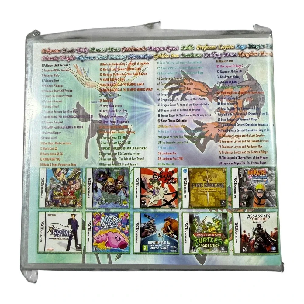 Super Combo 208 in 1 Game Cartridge for Nintendo DS 3DS 2DS Pokemon Mario Zelda